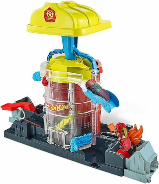 Hot Wheels  Super Brandweerkazerne Rescue Speelset - Fisher Price - Merchandise -  - 0887961813395 - November 1, 2019