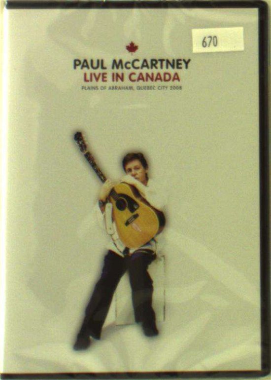 Cover for Paul Mccartney · Live in Canada (MDVD) (2011)