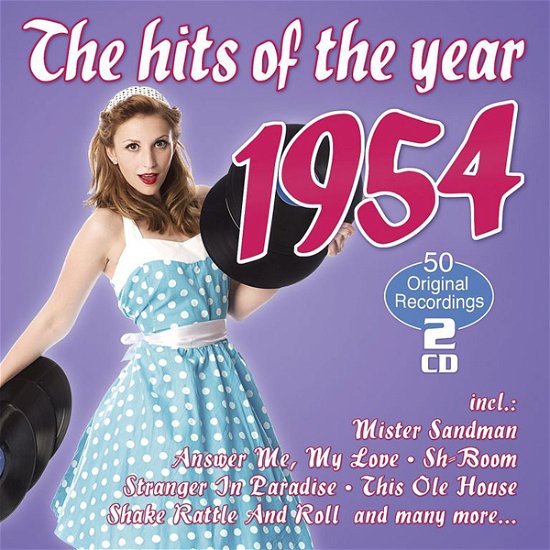 Cover for Various Artists · The Hits Of The Year 1954 (CD) (2024)