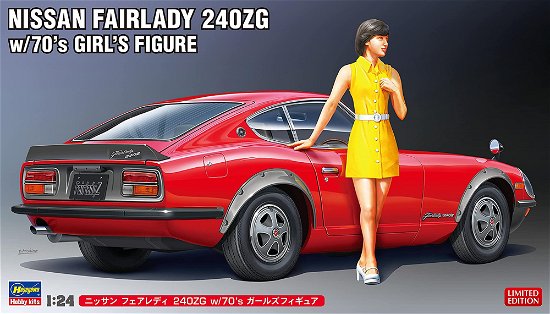 Cover for Hasegawa · 1/24 Nissan Fairlady 240zg W/70's Figure Sp539 (11/22) * (N/A)