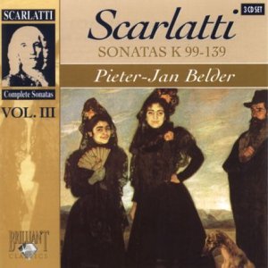 Cover for Pieter-Jan Belder · Scarlatti Sonatas K 99-139 - Vol 3 (CD) (2011)
