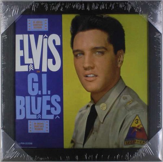 Elvis Presley: G.i. Blues -12" Album Cover Framed Print- (Cornice Lp) - Elvis Presley - Produtos - PYRAMID - 5050293197395 - 6 de novembro de 2015