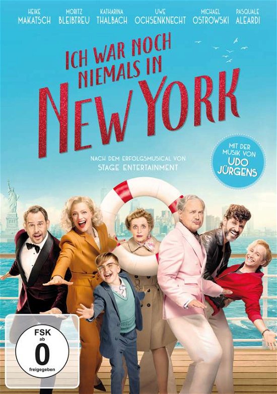 Cover for Heike Makatsch,moritz Bleibtreu,katharina... · Ich War Noch Niemals in New York (DVD) (2020)
