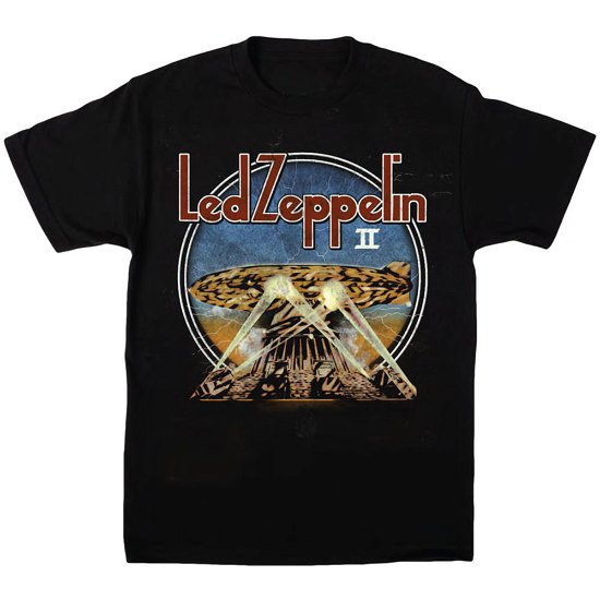 Cover for Led Zeppelin · Led Zeppelin Unisex T-Shirt: LZII Searchlights (T-shirt) [size S] [Black - Unisex edition]