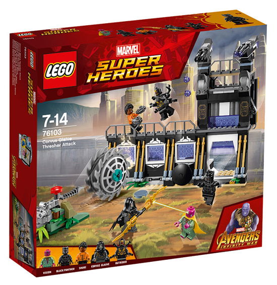 Cover for Lego · LEGO Marvel Super Heroes Marvel Avengers - Corvus Glaive Thresher Attack (76103) (MERCH)