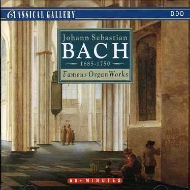 Cover for Bach J.s. / Spanyi,milos · Bach J.s: Famous Organ Works (CD) (2013)
