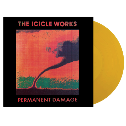 Cover for The Icicle Works · Permanent Damage (LP) [Translucent Yellow edition] (2025)