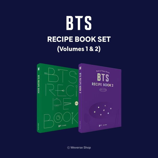 Recipe Book 1 + 2 Set - BTS - Books - Big Hit Entertainment - 8809829410395 - November 30, 2024