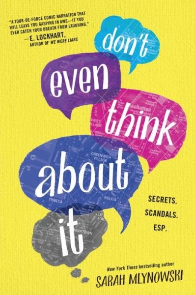 Cover for Sarah Mlynowski · Don't Even Think About It (Paperback Book) (2015)