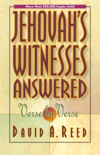 Cover for David A. Reed · Jehovah's Witnesses Answered Verse by Verse (Paperback Book) [Reprinted edition] (1987)