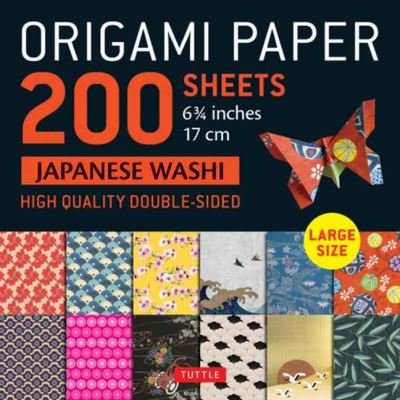 Cover for Tuttle Publishing · Origami Paper 200 sheets Japanese Washi Patterns 6.75 inch: Large Tuttle Origami Paper: High-Quality Double Sided Origami Sheets Printed with 12 Different Patterns (Instructions for 6 Projects Included) (Tryksag) [Ed edition] (2021)
