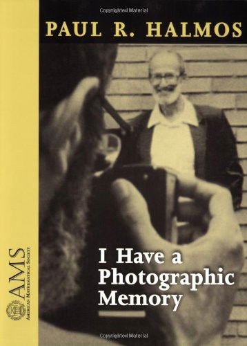 Cover for Paul R. Halmos · I Have a Photographic Memory (Paperback Book) (1999)