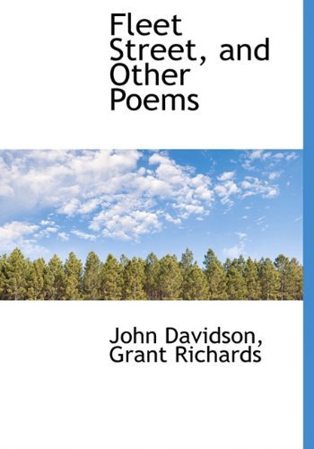 Cover for John Davidson · Fleet Street, and Other Poems (Hardcover Book) (2010)