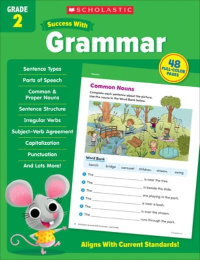 Cover for Scholastic Teaching Resources · Scholastic Success with Grammar Grade 2 (Book) (2022)
