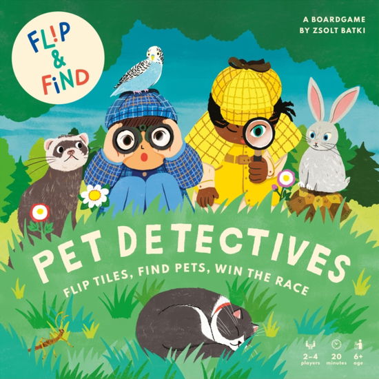 Flip and Find: Pet Detectives - Zsolt Batki - Brætspil - Orion Publishing Co - 9781399625395 - 5. september 2024