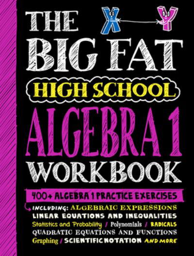 The Big Fat High School Algebra 1 Workbook: 400+ Algebra 1 Practice Exercises - Workman Publishing - Books - Workman Publishing - 9781523518395 - June 22, 2023