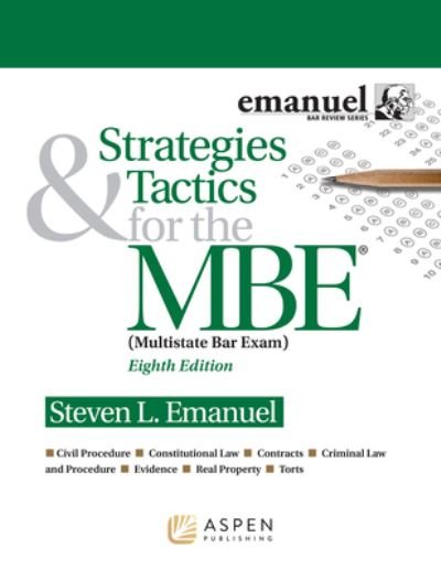 Cover for Steven L Emanuel · Strategies &amp; Tactics for the MBE (Paperback Book) (2023)