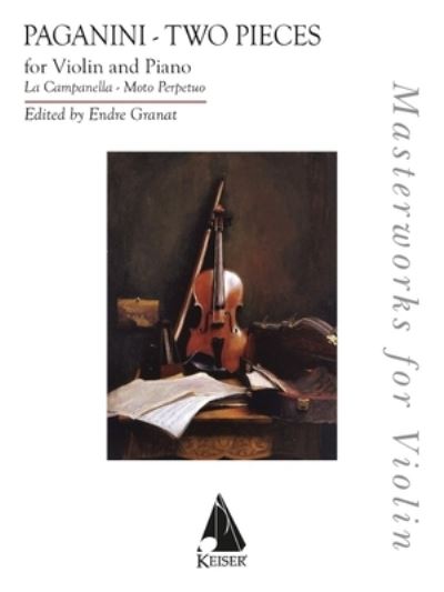 Cover for Nicolò Paganini · Two Pieces : la Campanella and Moto Perpetu (Book) (2021)