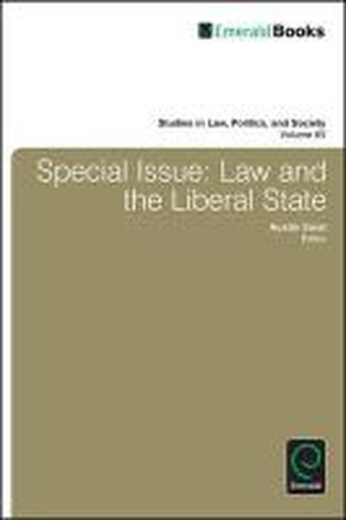 Cover for Austin Sarat · Special Issue: Law and the Liberal State - Studies in Law, Politics, and Society (Hardcover Book) (2014)