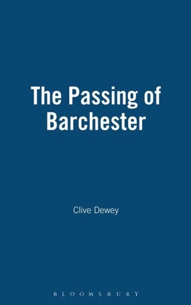 Cover for Clive Dewey · The Passing of Barchester (Hardcover Book) (1991)