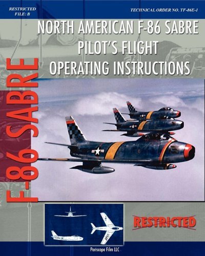 North American F-86 Sabre Pilot's Flight Operating Instructions - United States Air Force - Książki - Periscope Film LLC - 9781935700395 - 17 maja 2010