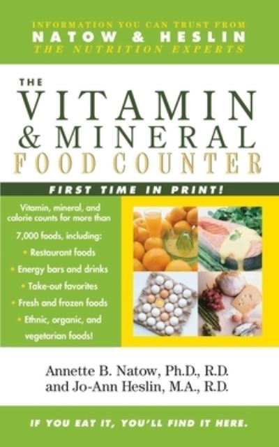 Cover for Dr Annette B Natow · Vitamin and Mineral Food Counter (Paperback Book) (2020)