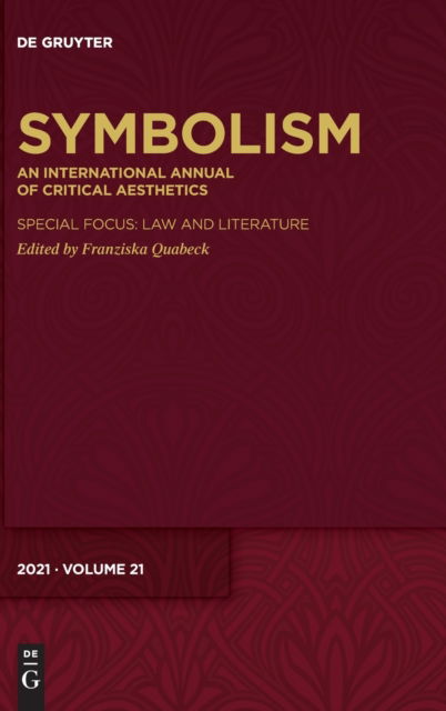 Symbolism - Florian Klaeger - Books - De Gruyter - 9783110756395 - October 25, 2021