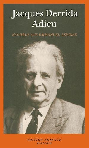 Cover for Jacques Derrida · Adieu (Taschenbuch) (2011)