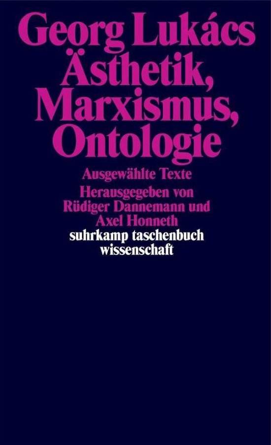 Ästhetik, Marxismus, Ontologie - Lukács - Livros -  - 9783518299395 - 