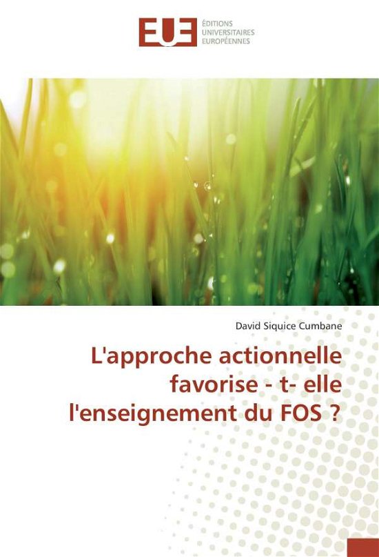 Cover for Cumbane · L'approche actionnelle favorise (Book)