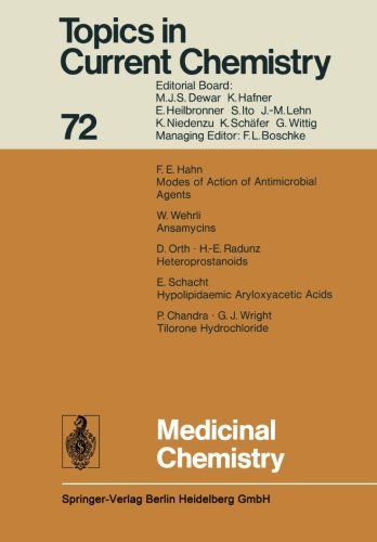 Cover for Kendall N. Houk · Medicinal Chemistry - Topics in Current Chemistry (Taschenbuch) [Softcover reprint of the original 1st ed. 1977 edition] (2014)