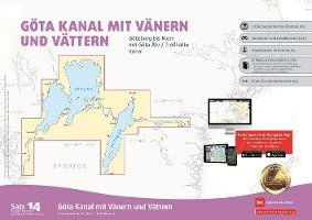 Cover for Delius Klasing Vlg GmbH · Sportbootkarten Satz 14: Göta Kanal mit Vänern und Vättern (Ausgabe 2022/2023) (Map) (2022)