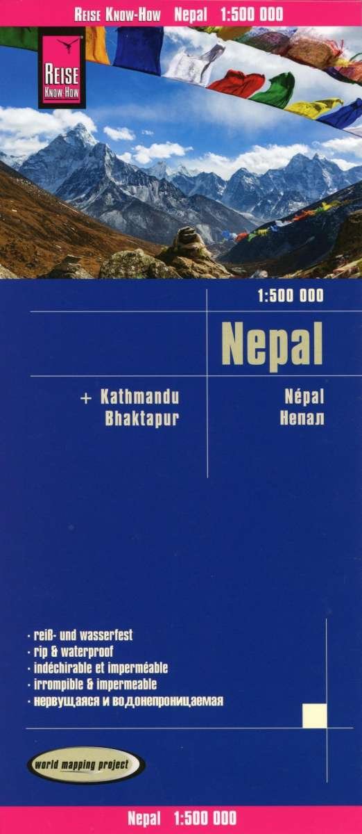 Nepal (1:500.000) - Reise Know-How - Bøker - Reise Know-How Verlag Peter Rump GmbH - 9783831774395 - 1. april 2020