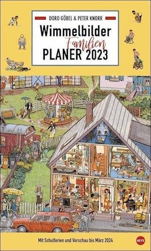 Cover for Doro Göbel · Göbel &amp; Knorr Wimmelbilder Familienplaner XL 2023 (Kalender) (2022)