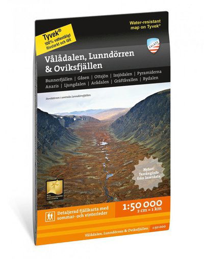 Cover for Calazo · Vålådalen, Lunndörren &amp; Oviksfjällen 1:50.000 (CD/DVD) (2020)