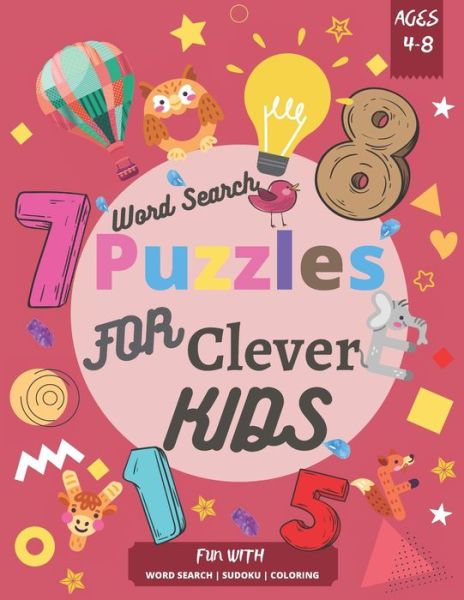 Cover for Khnibrou Yassine · Word Search Puzzles for Clever Kids 4-8 (Paperback Book) (2020)