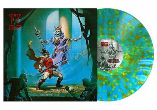 Cover for Cirith Ungol · King of the Dead (Ice Blue / Orange&amp;yellow Splatter) (LP) (2025)