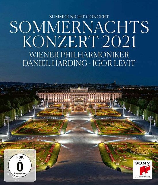 Cover for Daniel Harding &amp; Wiener Phil-harmonic · Summer Night Concert 2021 (Blu-ray) (2021)
