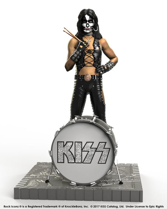 Peter Criss Hth Rock Iconz Statue - Knucklebonz Kiss - Koopwaar - KNUCKLE BONZ - 0655646624396 - 11 februari 2021