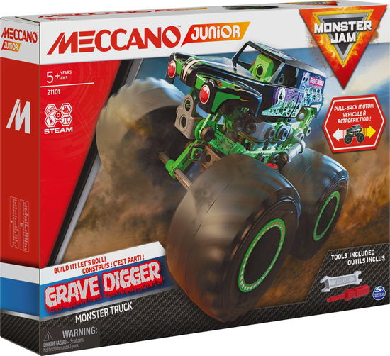 Junior - Grave Digger - Monster Truck - Meccano - Merchandise - Spin Master - 0778988359396 - 