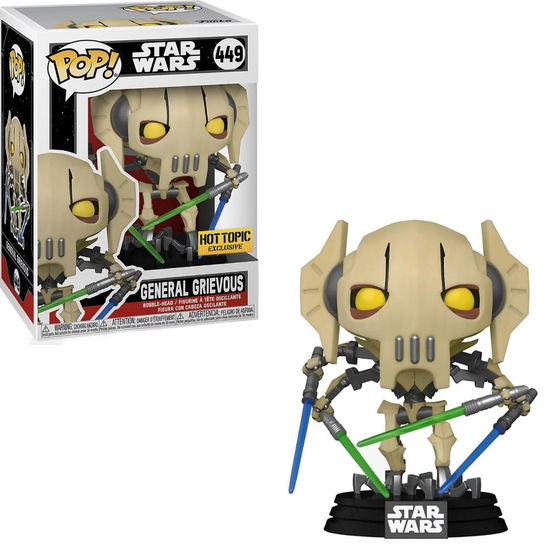 Cover for Star Wars Pop! Vinyl Figur General Grievous 9 Cm (Legetøj) (2025)