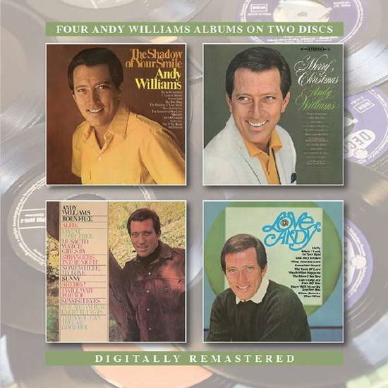 Andy Williams · The Shadow Of Your Smile / Merry Christmas / Born Free / Love. Andy (CD) [Remastered edition] (2019)