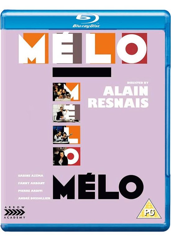 Melo - Alain Resnais - Filmy - ARROW ACADEMY - 5027035020396 - 8 kwietnia 2019