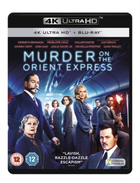 Cover for Murder on the Orient Express  4k Uhd  BD · Agatha Christies - Murder On The Orient Express (4K Ultra HD) (2018)