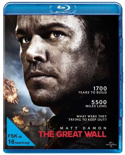 Cover for Matt Damon,pedro Pascal,tian Jing · The Great Wall (Blu-ray) (2017)