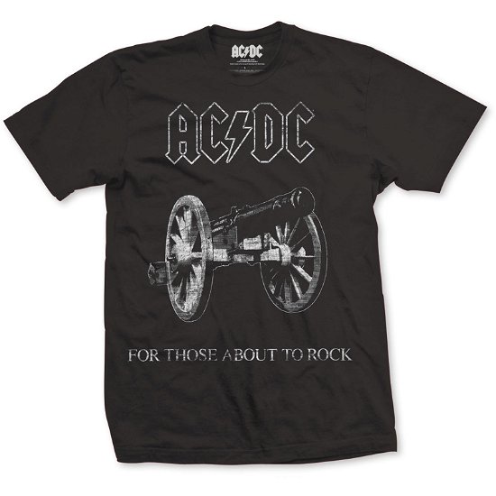 AC/DC Unisex T-Shirt: About to Rock - AC/DC - Mercancía - Perryscope - 5055979914396 - 21 de enero de 2020