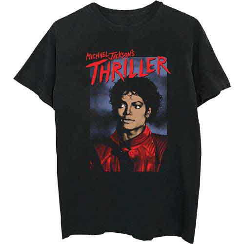 Michael Jackson Unisex T-Shirt: Thriller Pose - Michael Jackson - Gadżety - Rockoff - 5056170657396 - 1 października 2018