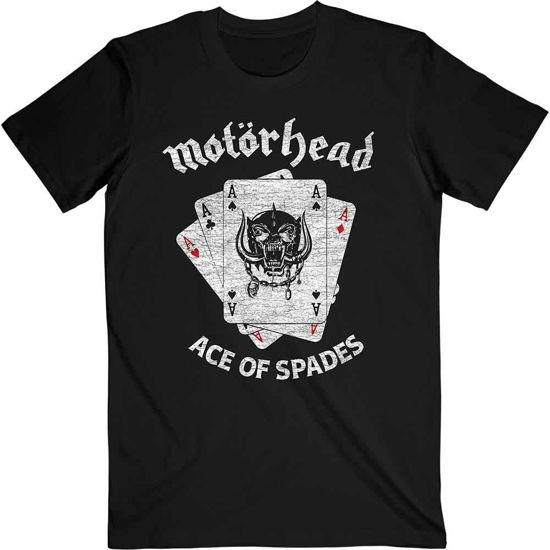 Motorhead Unisex T-Shirt: Flat War Pig Aces - Motörhead - Merchandise -  - 5056368674396 - 
