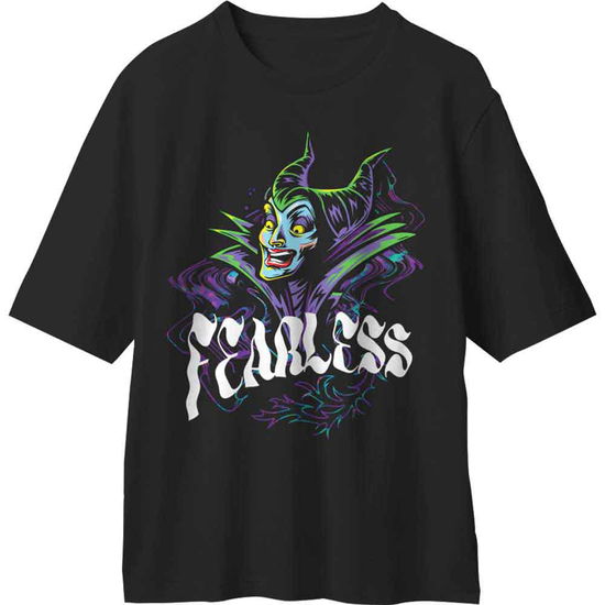 Maleficent Unisex T-Shirt: Sleeping Beauty Fearless Maleficent (Black) - Maleficent - Merchandise -  - 5056561033396 - 13. April 2022