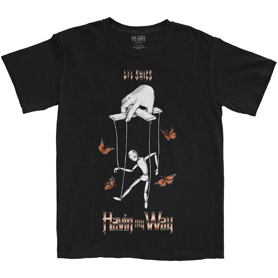 Lil Skies Unisex T-Shirt: Butterfly Puppet - Lil Skies - Merchandise -  - 5056561059396 - 